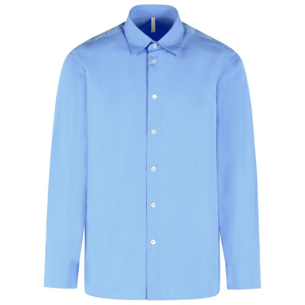 Sunflower 'Day' Light Blue Cotton Shirt Men